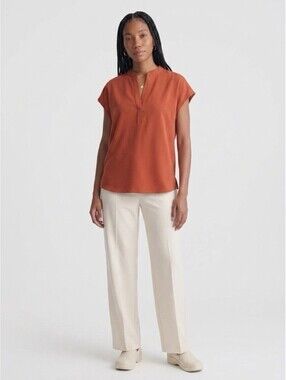 Figs Women’s  Rafaela Oversized Scrub Top Mandarin Collar NWT Sleeveless XXL